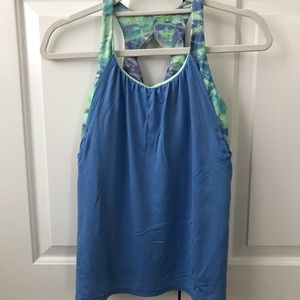Ivivva Blue and Patterned Tank